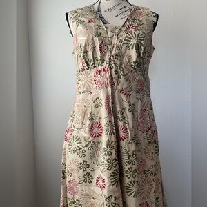 STYLE&CO OLD-SCHOOL FLOWER PRINT DRESS